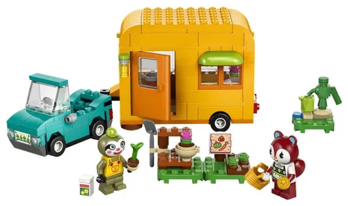 LEGO Animal Crossing 77054 Leif i jego karawan oraz sklep ogrodniczy