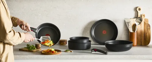 Zestaw garnków TEFAL Ingenio Excellence Fusion P0059502 (11 elementów) z powłoką Fusion Core