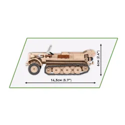 Конструктор COBI Sd.Kfz 10 Demag D7