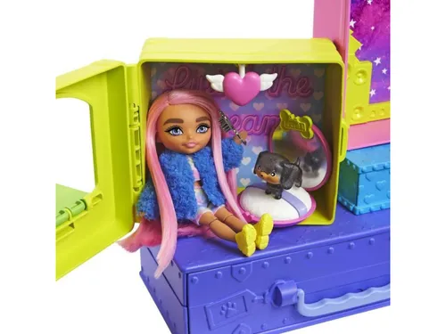 Barbie ekstra set + küçük bebek + hayvanlar