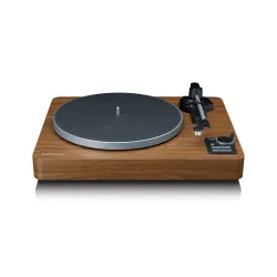 Gramofon Lenco LBTA-165WD Automatyczny Napęd paskowy, Przedwzmacniacz Bluetooth Drewno