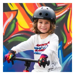 Kask rowerowy dziecięcy Hornit Black