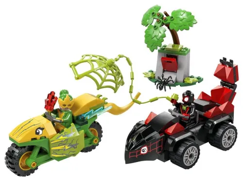 LEGO Spidey 11198 Pościg Spina za Electro w dinopojeździe