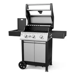 Grill gazowy KOLER Krone Compact Srebrny 15.5 kW 60 x 46 cm