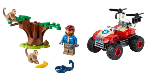 LEGO City Quad ratowników dzikich zwierząt 60300