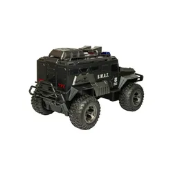 Zdalnie sterowany monster truck policyjny Big Foot RC Truck 1:8