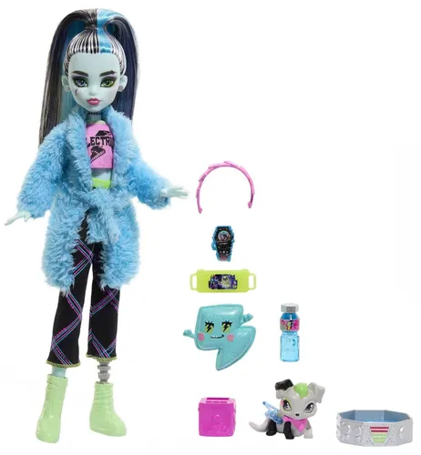 Mattel Lalka Monster High Pidżama Party Frankie Stein