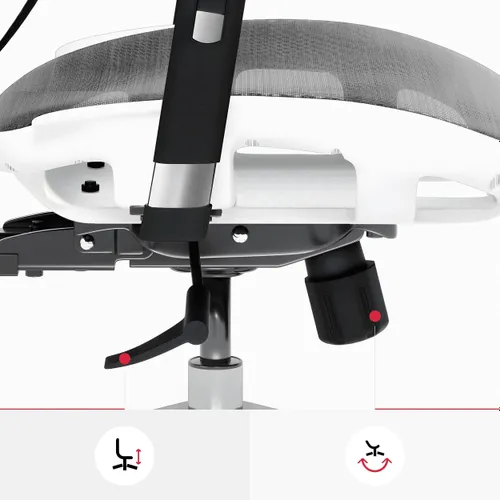 Fotel DIABLO CHAIRS V-Basic Biało-szary