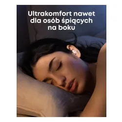 Słuchawki bezprzewodowe Soundcore Sleep A30 Dokanałowe Do Spania z ANC Bluetooth 5.4 Biały