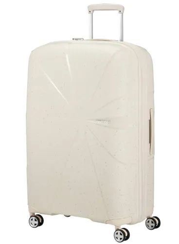 Walizka duża poszerzana American Tourister StarVibe - cream speckles
