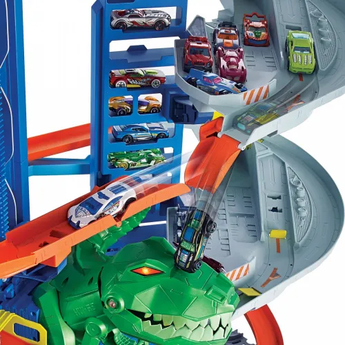 Hot Wheels Zestaw City MeGaraz T-Rexa