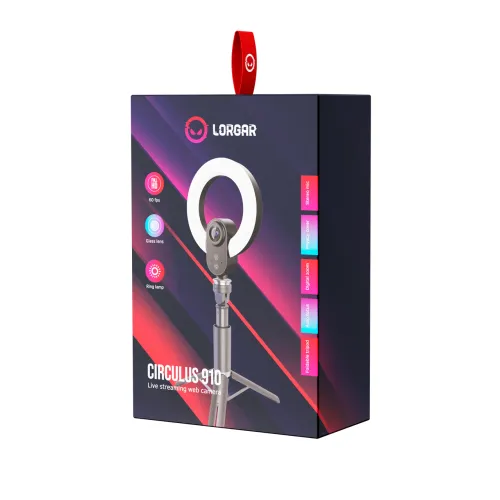 Kamera internetowa Lorgar Circulus 910 Czarno-biały