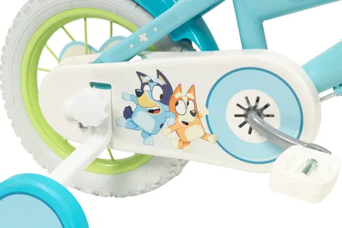 Rower dziecięcy TOIMSA Bluey 1259 12 cali Błękitno-limonkowy