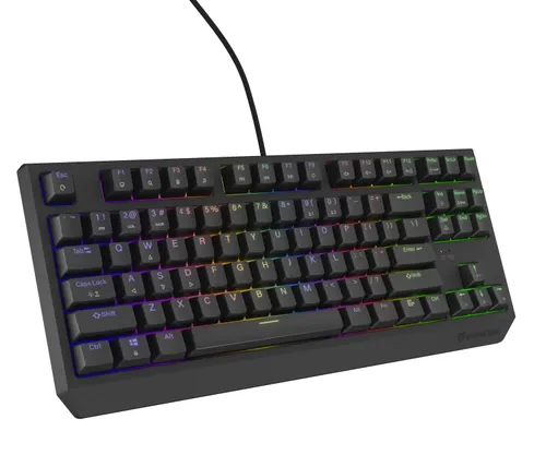 Klawiatura mechaniczna Genesis Thor 230 TKL US RGB Outemu Brown Czarny