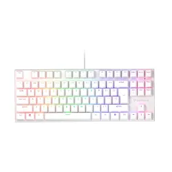 Klawiatura mechaniczna Genesis Thor 303 TKL RGB Outemu Peach Silent Biały