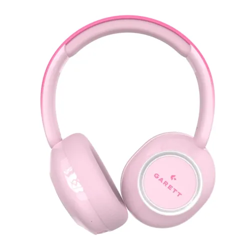 Słuchawki bezprzewodowe Garett Astro Wave ANC Nauszne Dla dzieci Bluetooth Różowy