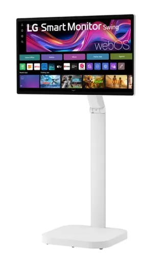 LG Swing 32U889SA - 31.5'' | 4K dotykowy | stojak na kółkach