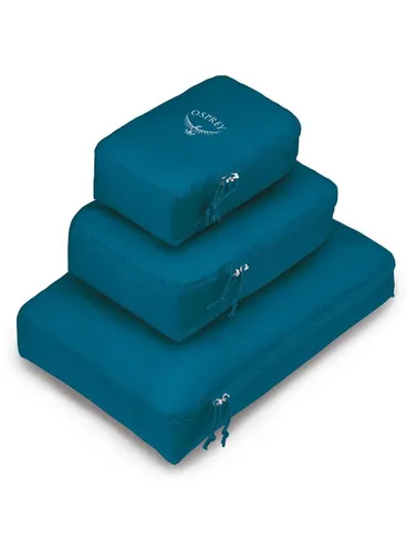 Zestaw organizerów Osprey Ultralight Packing Cube Set - waterfront blue