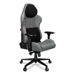 Fotel YUMISU 2050 Magnetic Jasnoszaro-czerwony
