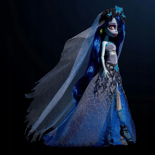 LALKA MONSTER HIGH Skullector Emily, Tim Burton’s Gnijąca panna młoda