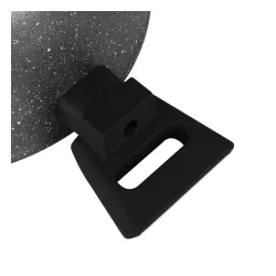 Garnek na indukcję z powłoką marmurową i pokrywką Konighoffer Grigio 3,9 l