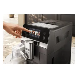 Ekspres DELONGHI ECAM 470.75.GX Eletta Ultra (Spienianie mleka na ciepło i zimno) (Cold Brew)