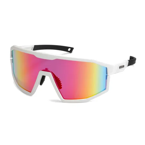 Okulary przeciwsłoneczne Rogelli Recon white/coral