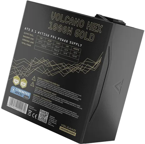 Zasilacz MODECOM Volcano Hex 1000W 80 Plus Gold