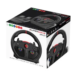Kierownica Subsonic SuperDrive 270 GT z pedałami do PC, PS4, Xbox, Switch, Switch 2