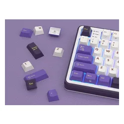 Klawiatura ROYAL KLUDGE RK-S98 Brown Switch Biało-fioletowy