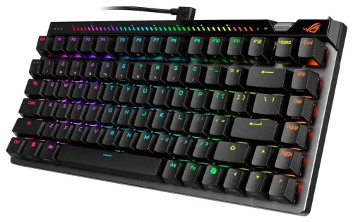 Klawiatura gamingowa ASUS ROG FALCHION ACE 75HE przewodowa magnetyczna podświetlana czarna