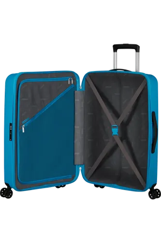 Средний чемодан American Tourister Rejoy 68 см - Azure Blue