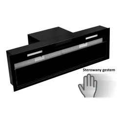 Okap VDB Flat Gest 90 Czarny