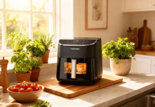 Air Fryer Frytkownica beztłuszczowa BLAUPUNKT AFD801 8 l z okienkiem do obserwacji postępów gotowania