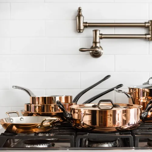 DE BUYER Inocuivre Tradition Standard 24 cm miedziana - patelnia miedziana