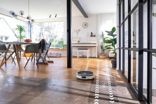 Robot sprzątający Karcher RVF 7 Comfort 1.269-690.0 Funkcja mopowania Stacja oczyszczająca Tworzenie mapy pomieszczenia 82dB Funkcje AI