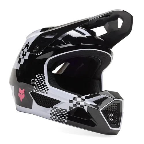Kask rowerowy Fox Racing Rampage Digi Image CE/CPSC black/white