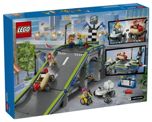 LEGO City Great Vehicles 60460 Bez granic: tor z rampami dla wyścigówek