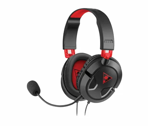 Słuchawki przewodowe z mikrofonem Turtle Beach Ear Force Recon 50 Nauszne Czarno-czerwony