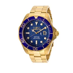 Invicta Watch Pro Diver 14357 Gold / Blue