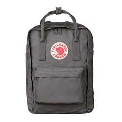 13 dizüstü Bilgisayar için Fjallraven Kanken Sırt Çantası-süper gri