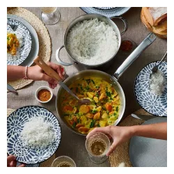 DE BUYER Alchimy Niski 24 cm - rondel ze stali nierdzewnej