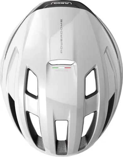 Kask rowerowy ABUS PowerDome Shiny Biały Szosowy (rozmiar S)