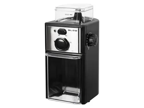 Młynek Do Kawy BLOW Elektryczny Żarnowy Mocny 150w Pojemnik 100g Cicha Praca