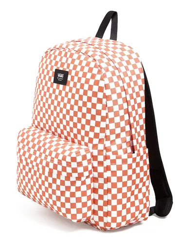 Молодежный рюкзак Vans Old Skool Check Backpack - сердолик