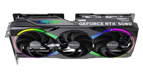 Karta graficzna PNY GeForce RTX 5080 ARGB EPIC-X RGB Overclocked Triple Fan 16GB GDDR7 256bit DLSS 4