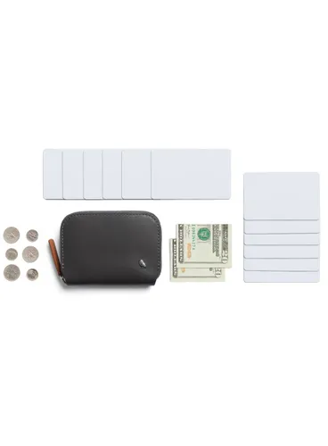 Кожаный кошелек унисекс Bellroy Folio Mini - угольный / кобальтовый