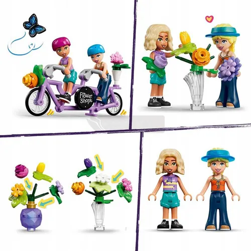 LEGO Friends 42693 Kreatywna kwiaciarnia, zestaw klocków 7+