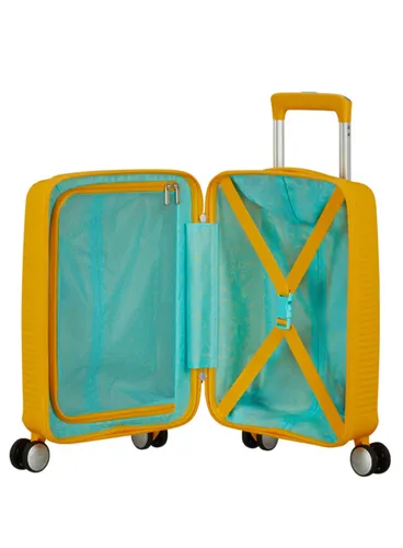 Walizka dziecięca American Tourister Soundbox Mini - golden yellow