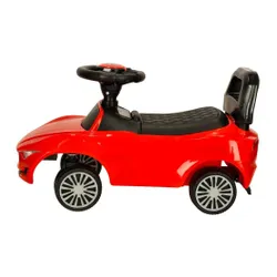 Jeździk Pchacz Samochód Auto Z Dźwiękiem I Światłami Czerwony